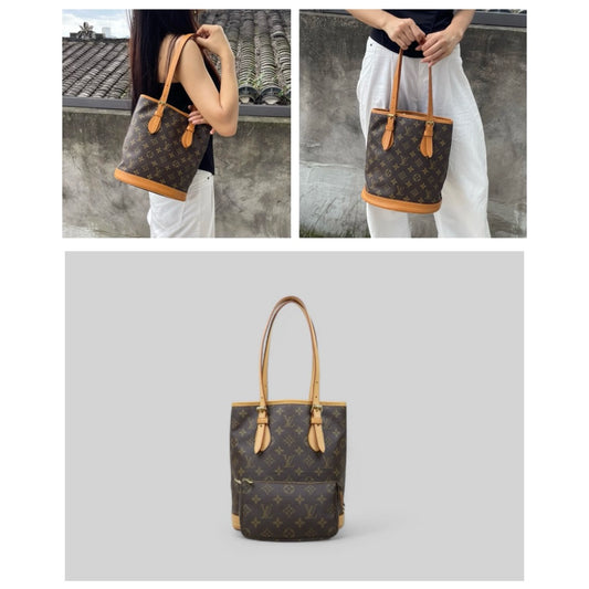 Good ( Rank AB)｜ LV Monogram  Petit Bucket PM Tote Bag  ｜25040801