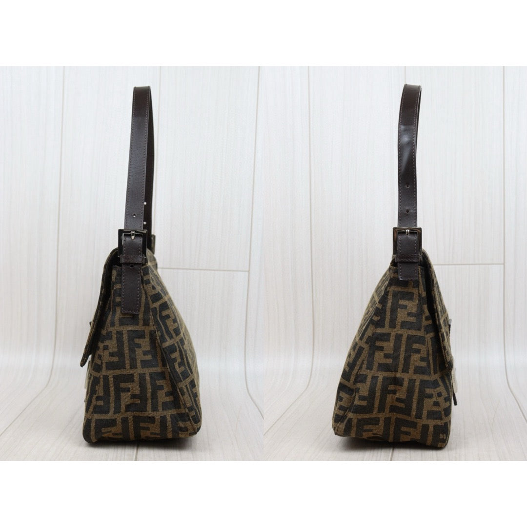Good ( Rank AB)｜ FENDI Zucca Mamma Baguette Shoulder Bag ｜25042103