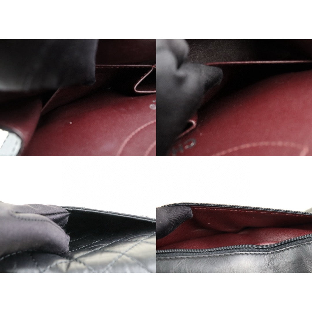 Very Good ( Rank A)｜ CHANEL 2.55 Matelasse Small Black Chain Shoulder Bag Made in 2018-2019 Year｜H25011319