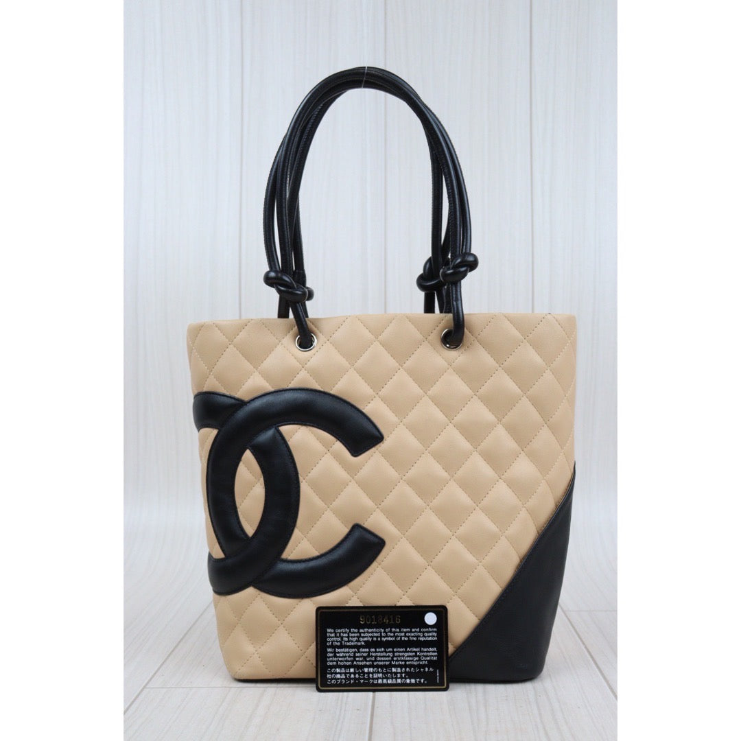 Rank A ｜ CHANEL Cambon Line ToteBag  Made In 2004-2005 Year｜24032208