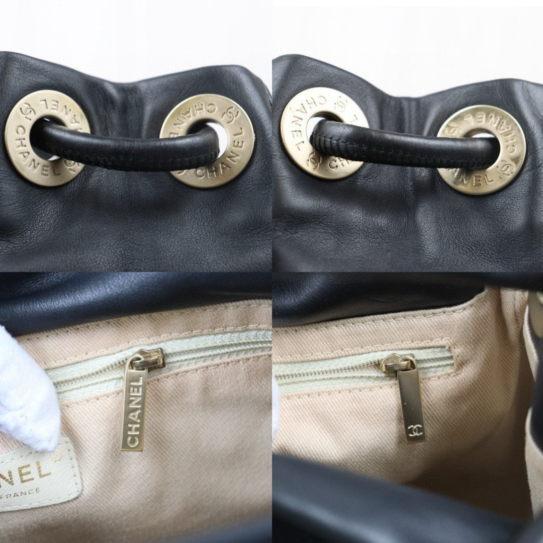 Good ( Rank AB) ｜ CHANEL Camellia Lamb Skin ToteBag GM Made In 2002～2003 Year ｜V24110749