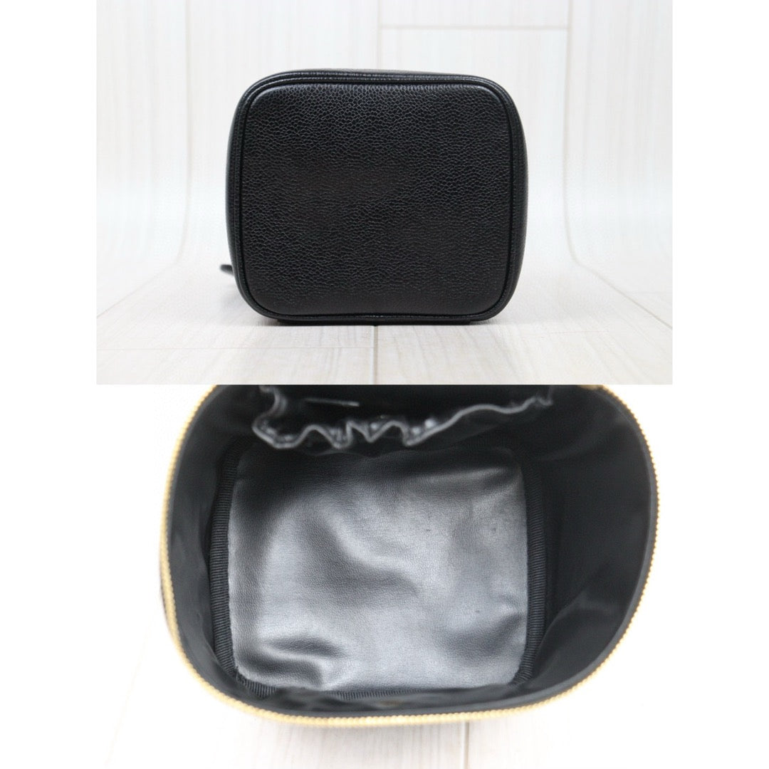 Good ( Rank AB)｜ CHANEL Caviar Skin Vanity Handbag  Made In 1991～1994Year ｜24112807