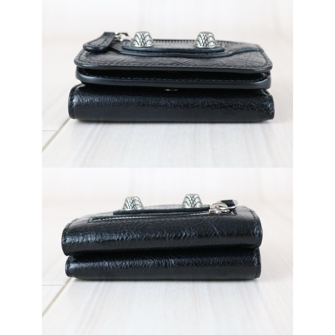 Excellent（Rank SA）｜Full Set Balenciaga Le City  Calfskin Mini Wallet Black ｜S25101609