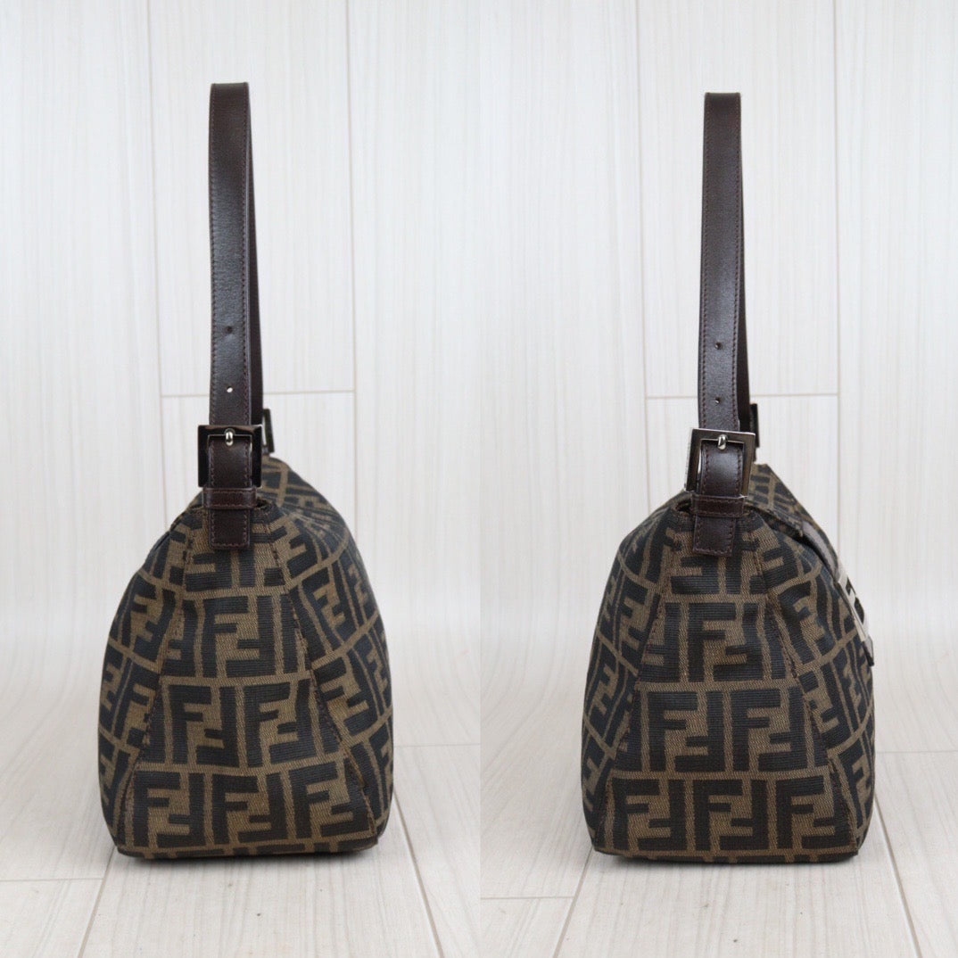 Rank A ｜ FENDI Zucca Mamma Bucket  Shoulder Bag｜23101309