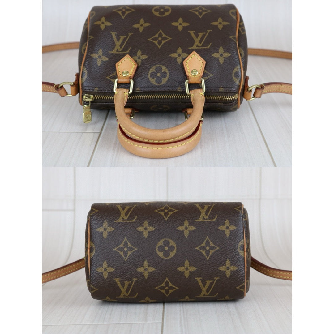 Good ( Rank AB)｜LV Monogram Nano Speedy  Shoulder Bag｜S24112202