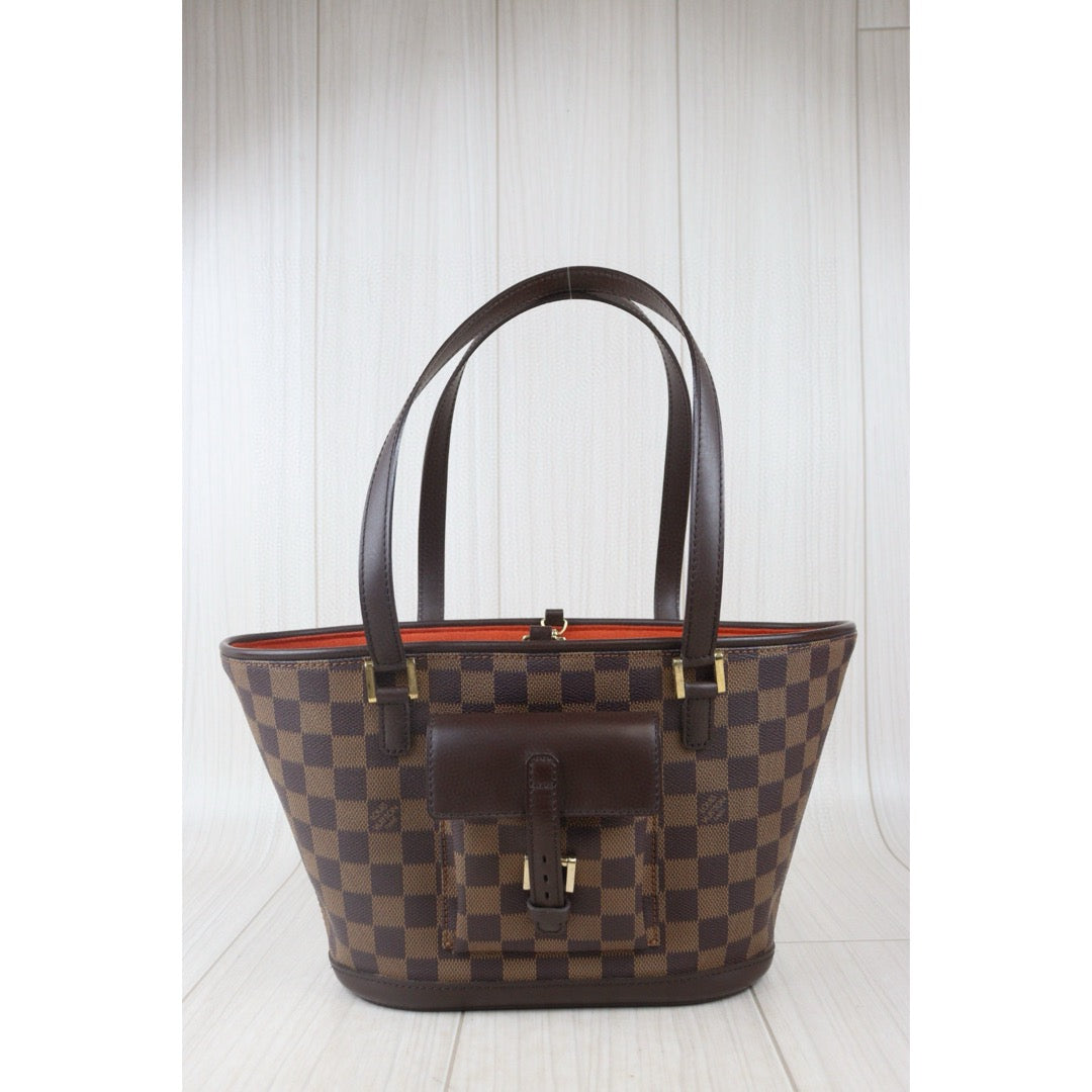 Good ( Rank AB)｜LV Damier Manoque ToteBag｜24080913