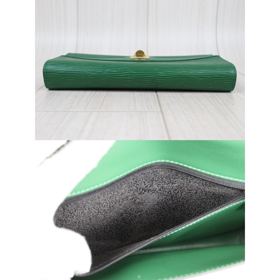 Rank A｜ LV Epi  Shoulder Bag Clutch Bag Green｜23121608