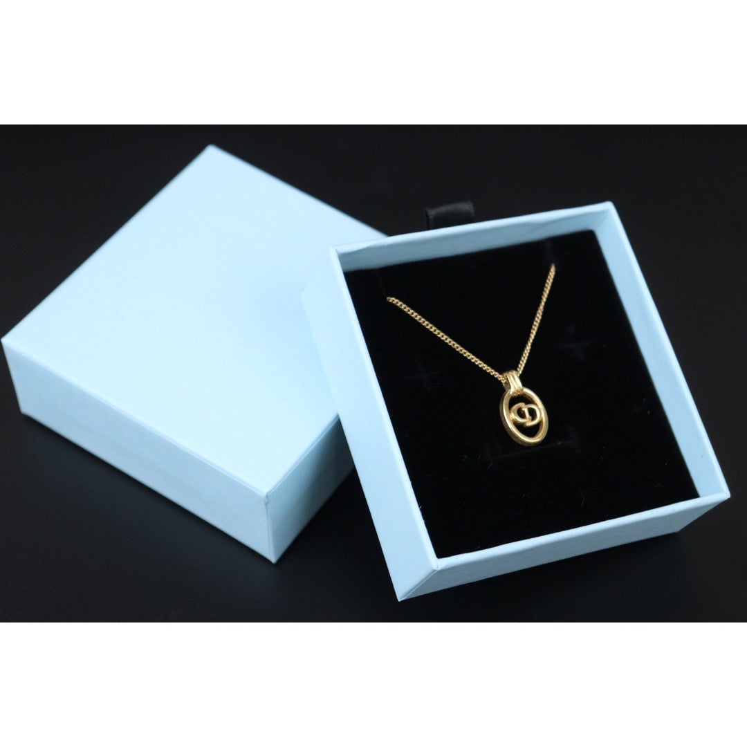 Very Good ( Rank A)｜ Dior CD Necklace Gold Plated ｜V24071118