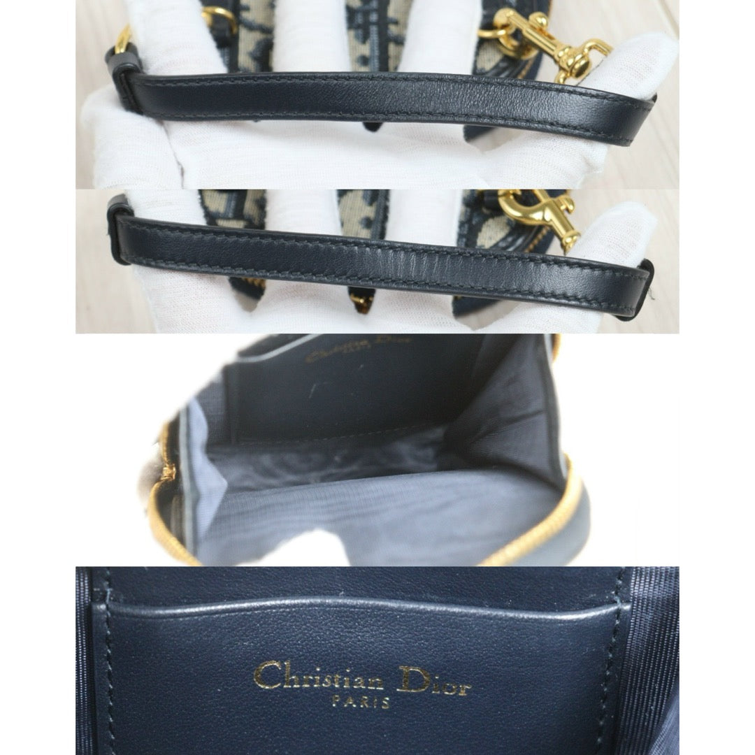 Include Entrupy Certificate of Authenticity｜Good ( Rank AB)｜Dior Trotter Montaige Phone Holder  Chain Shoulder Bag ｜26102001