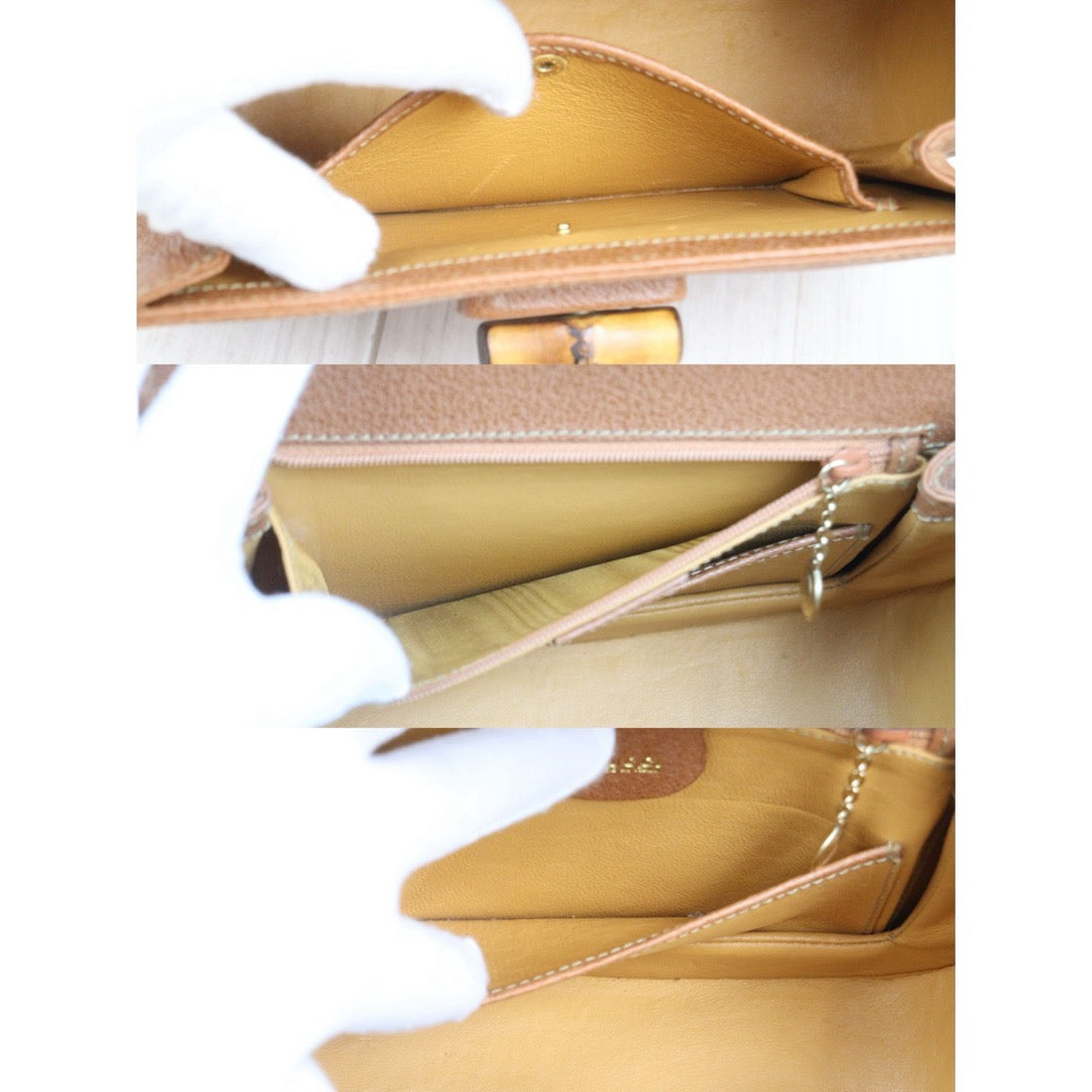Very Good ( Rank A) ｜ GUCCI Vintage Bamboo Hand Bag  Brown ｜25060302