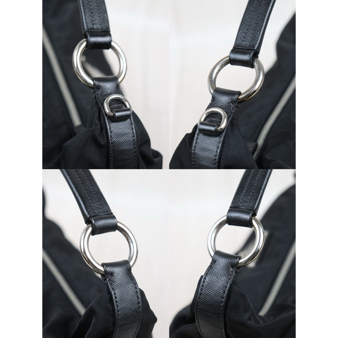 Very Good ( Rank A) ｜ PRADA HOBO GM Black HandBag ｜25120608