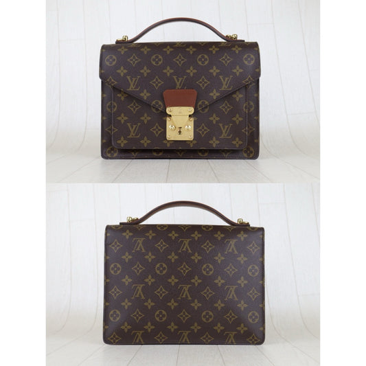 Include Entrupy Certificate of Authenticity｜Good ( Rank AB)｜ Louis Vuitton Monogram Monceau28 Shoulder Bag ｜S25091005