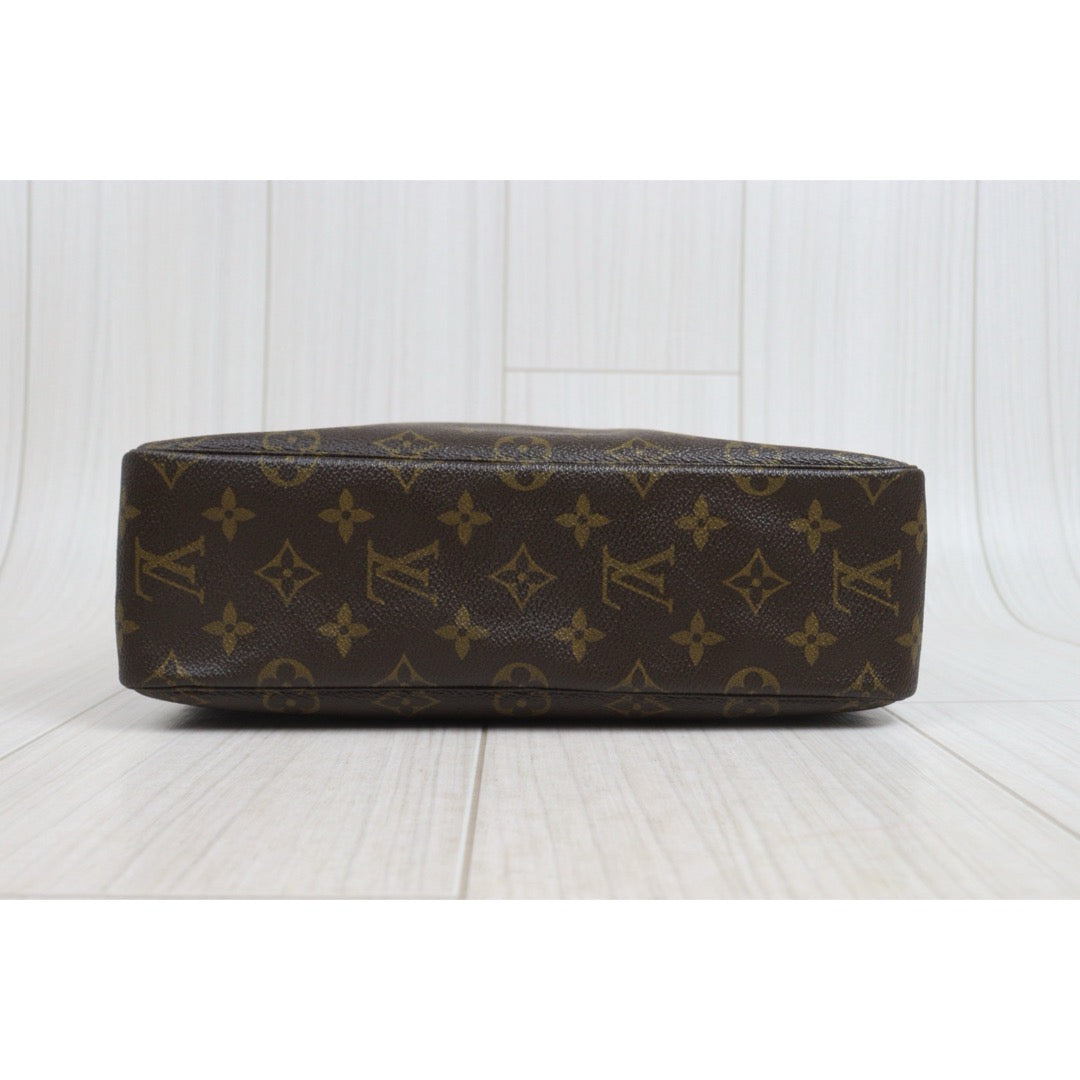 Include Entrupy Certificate of Authenticity｜Good ( Rank AB)｜ Louis Vuitton Truth Toilet 28 Monogram Makeup Pouch｜26072101