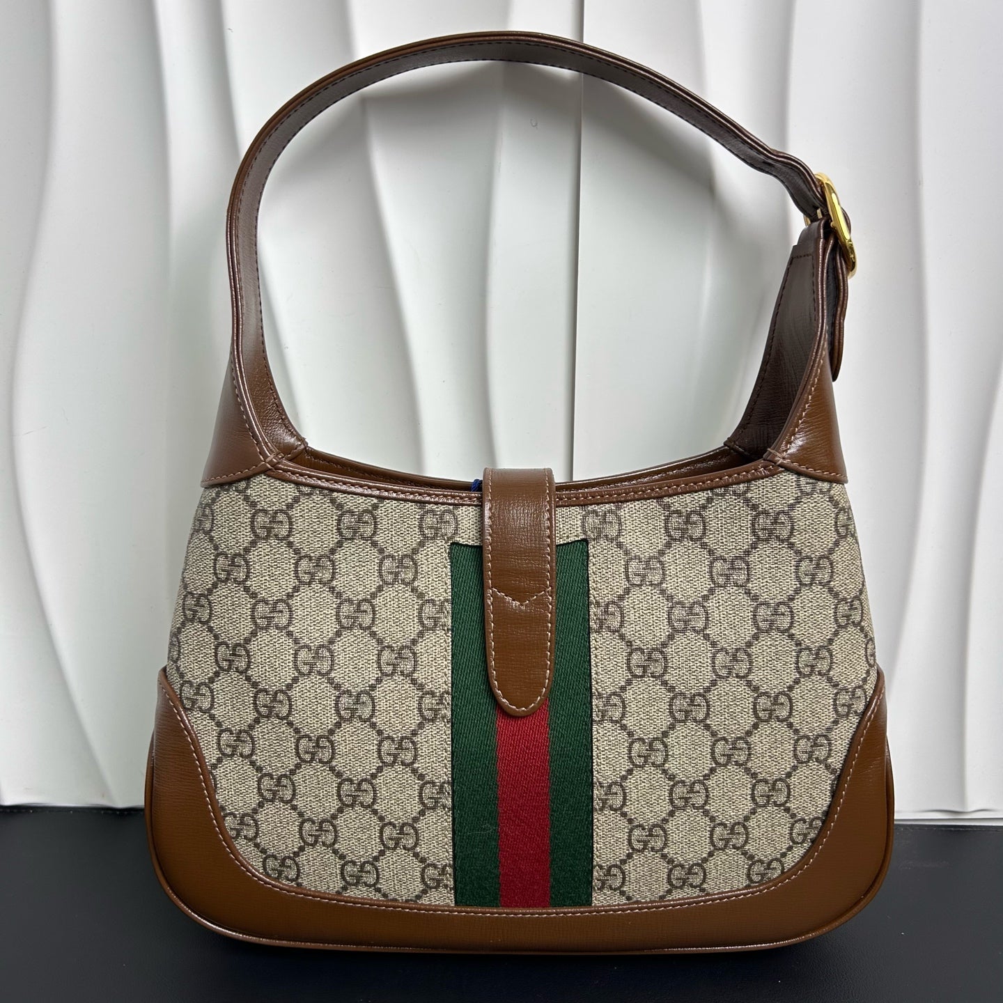 Very Good ( Rank A) ｜ GUCCI Monogram Jackie 1961 Handbag Shoulder Bag
