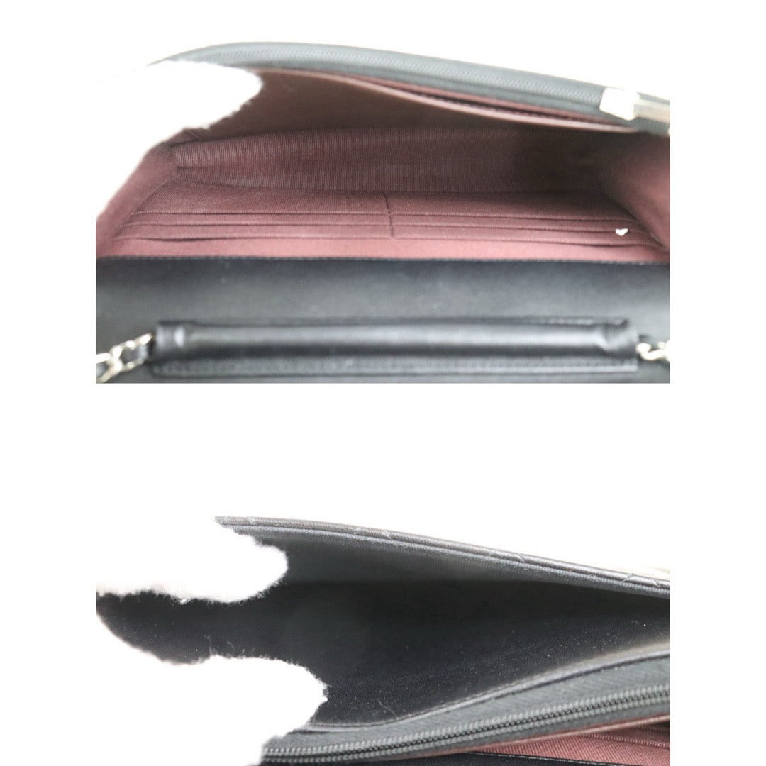 Include Entrupy Certificate of Authenticity｜Very Good ( Rank A)｜CHANEL Lamb Skin WOC Chain Bag Black  IC Chips Model｜Z26092902