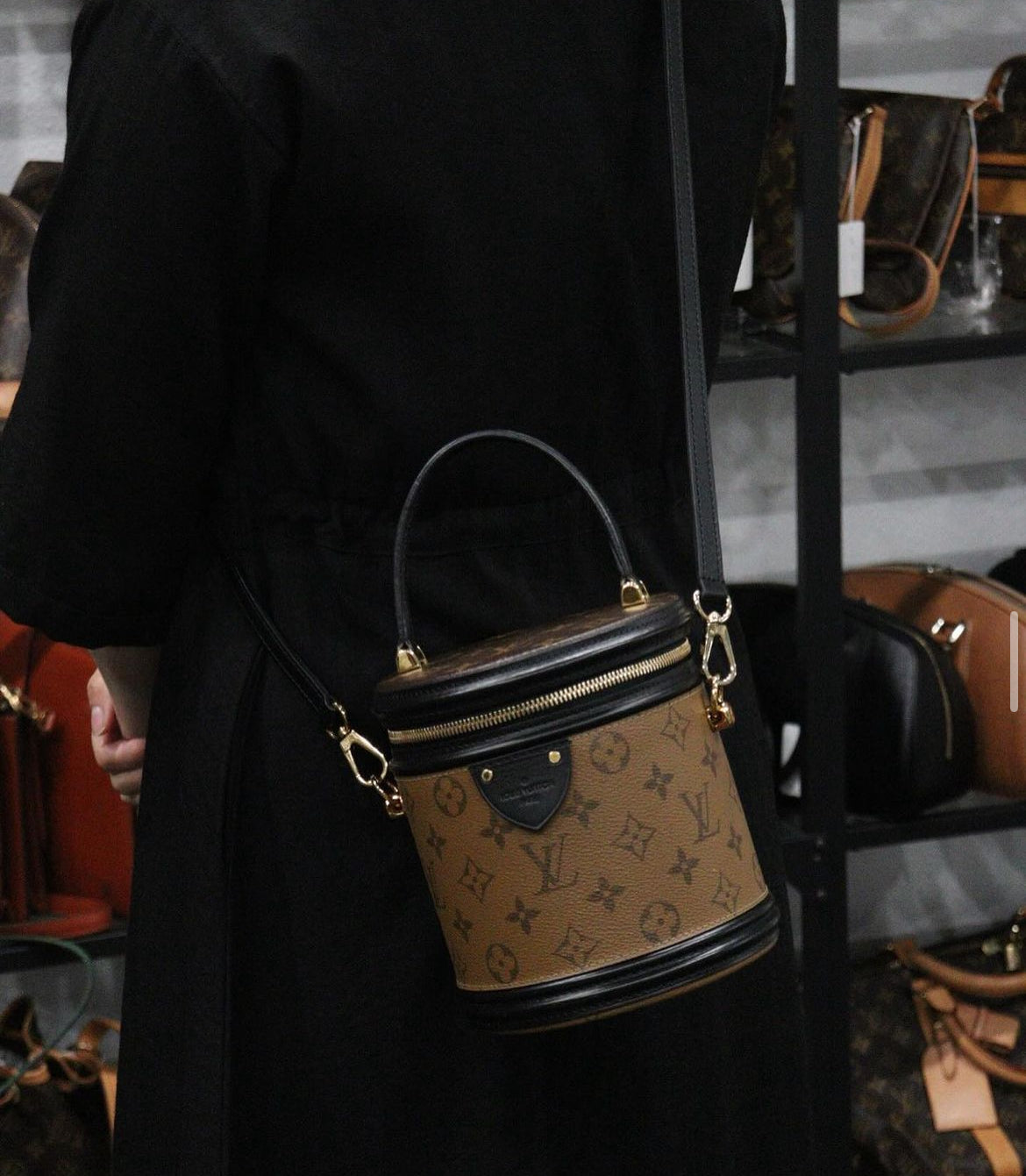 Rank A ｜LV Monogram Reverse Cannes Handbag Vanity Shoulder Bag｜23112803