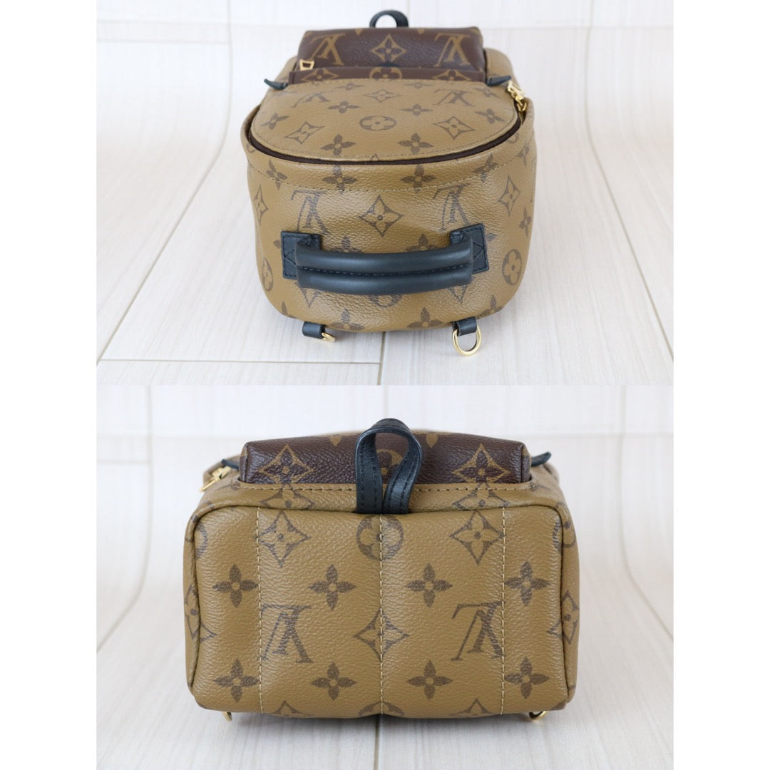 Include Entrupy Certificate of Authenticity｜Very Good ( Rank A) ｜  LV Monogram Coated Canvas Mini Palm Springs Backpack｜X26030605