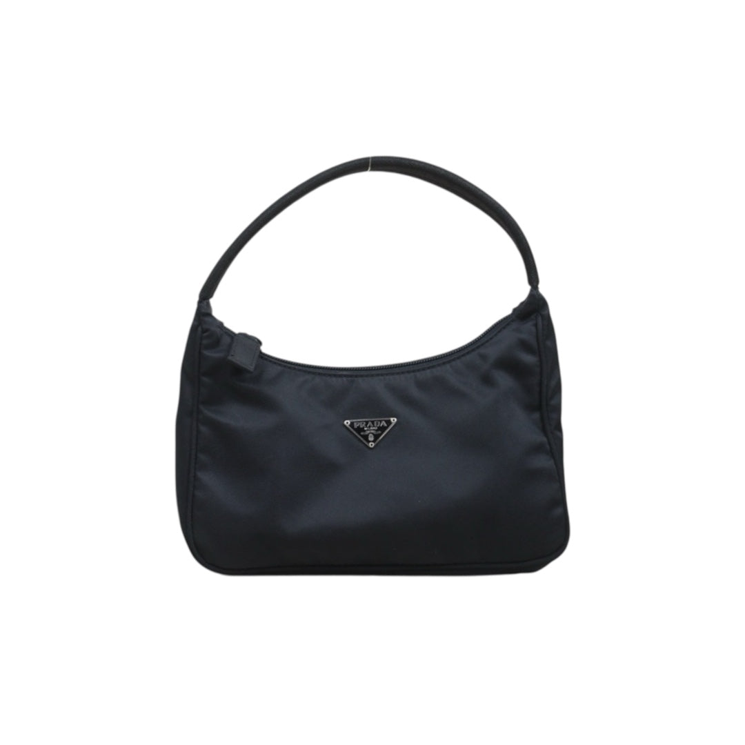 Very Good ( Rank A) ｜ PRADA Nylon HOBO HandBag Black｜25090404