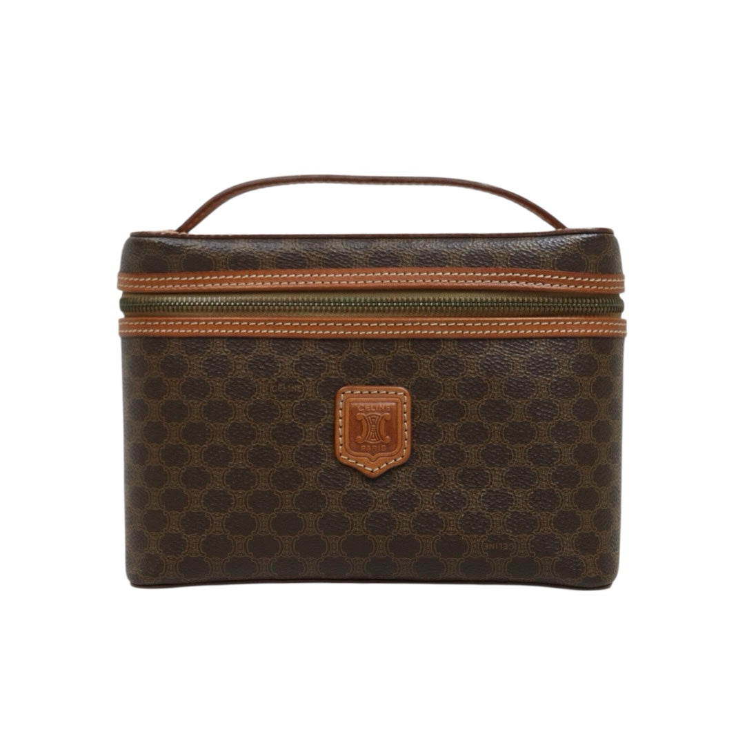 Include Entrupy Certificate of Authenticity｜Good ( Rank AB)｜ CELINE Macadam Vanity Handbag ｜26031910