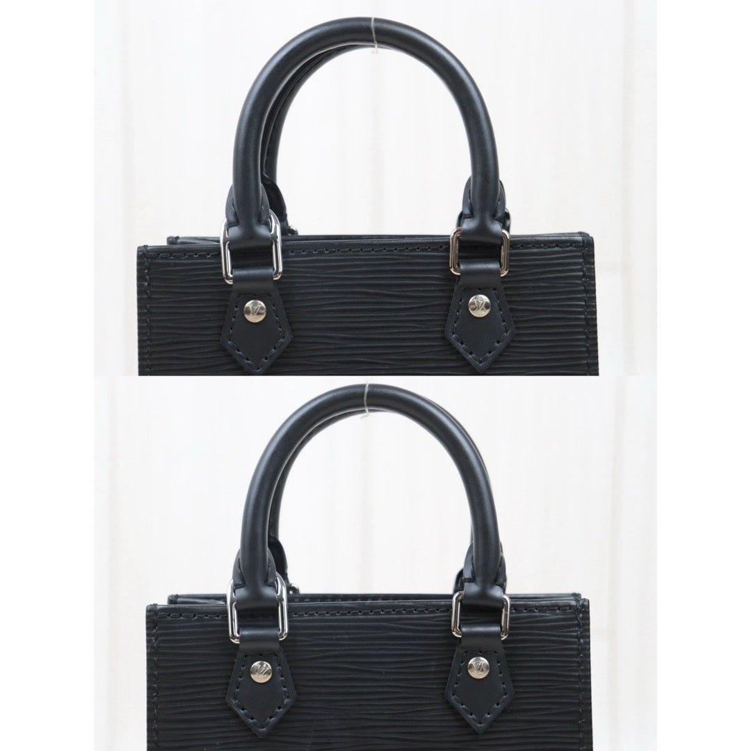 Very Good ( Rank A)｜ LV Epi Sac Pra MINI Tote Bag Shoulder Bag Black｜Y25072802