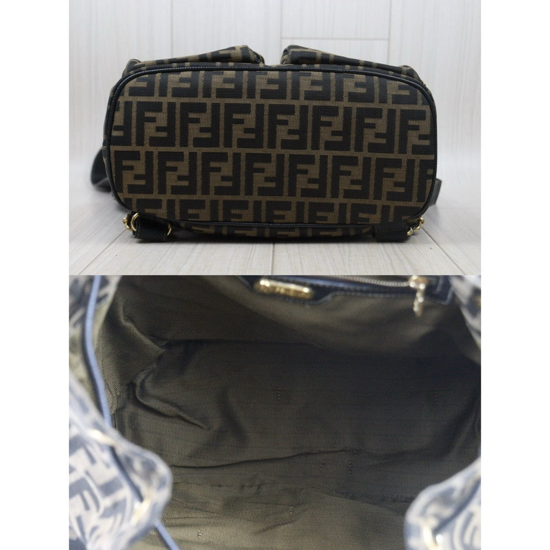 Very Good ( Rank A) ｜ FENDI Zucca Backpack ｜24102215