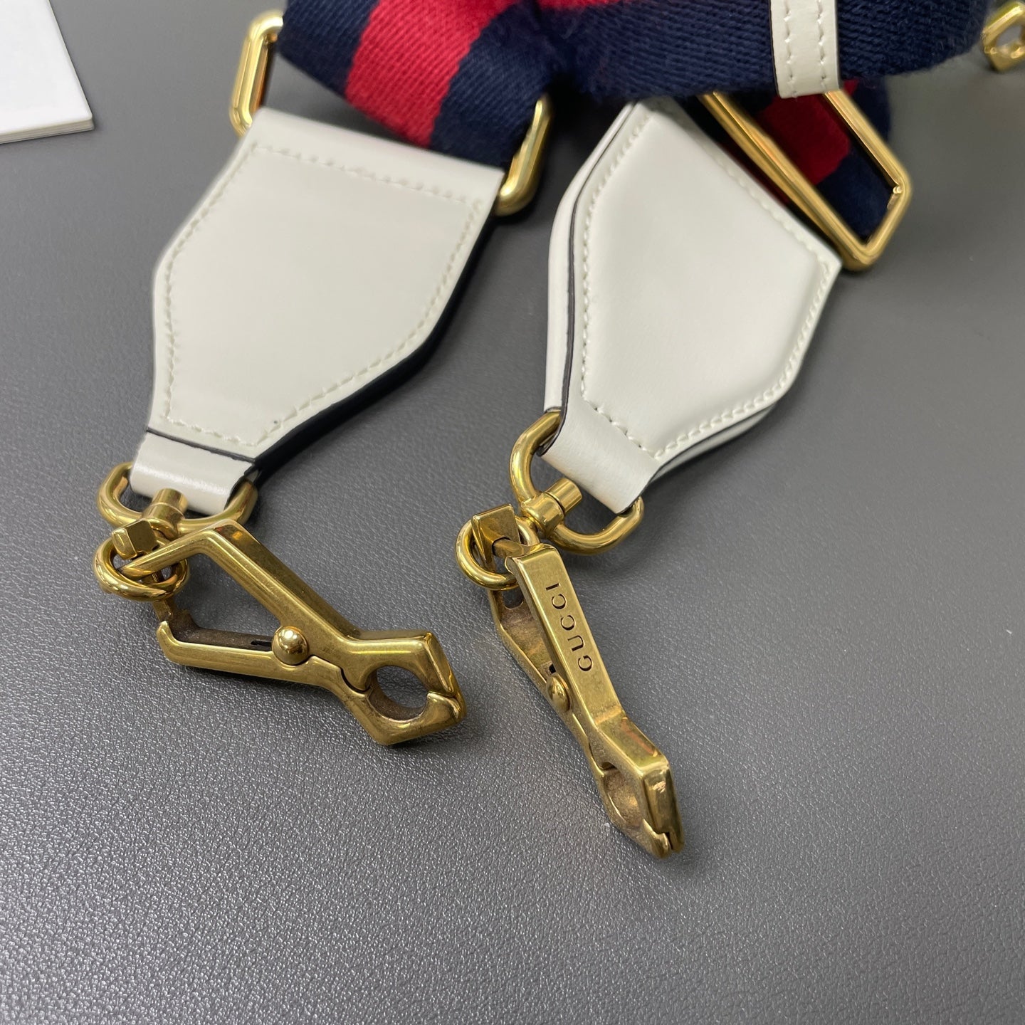 First installment 1/3｜ Very Good ( Rank A) ｜  GUCCI Bamboo Leather White Hand Bag