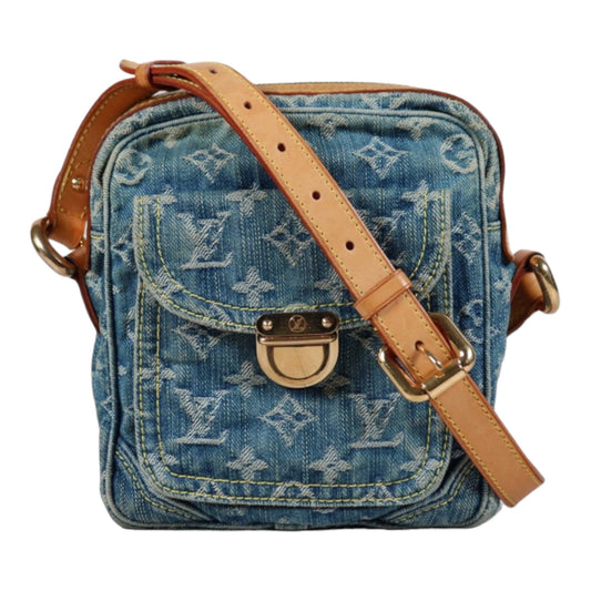 Rank AB ｜LV Monogram Denim Blue Camera Bag Shoulder Bag｜S24050704