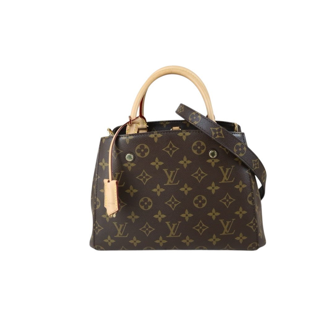 Include Entrupy Certificate of Authenticity｜Very Good ( Rank A)｜ Louis Vuitton Monogram Montaigne BB Hand Bag Shoulder Bag ｜X26041416