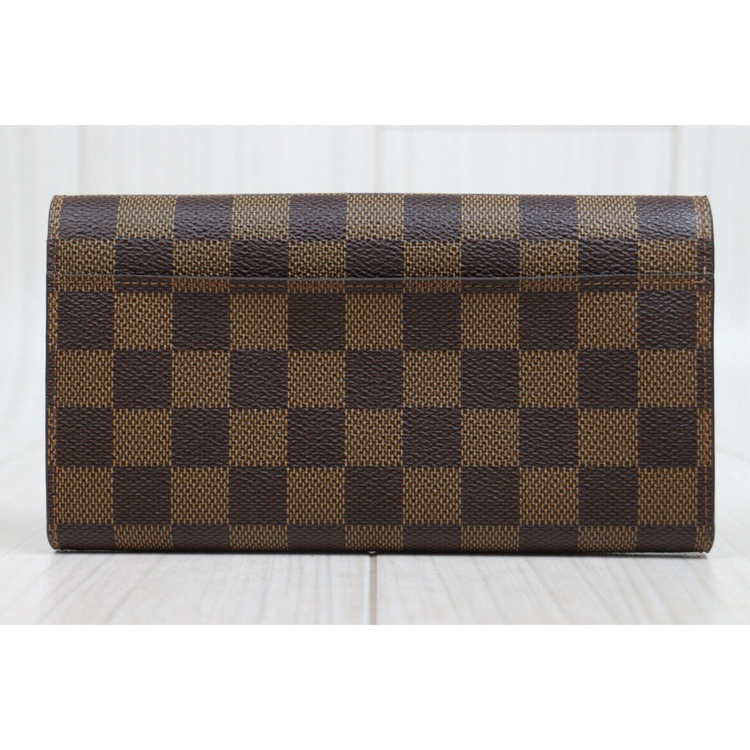 Include Entrupy Certificate of Authenticity｜Very Good ( Rank A)｜  Louis Vuitton Damier Sarah Long Wallet ｜26061101