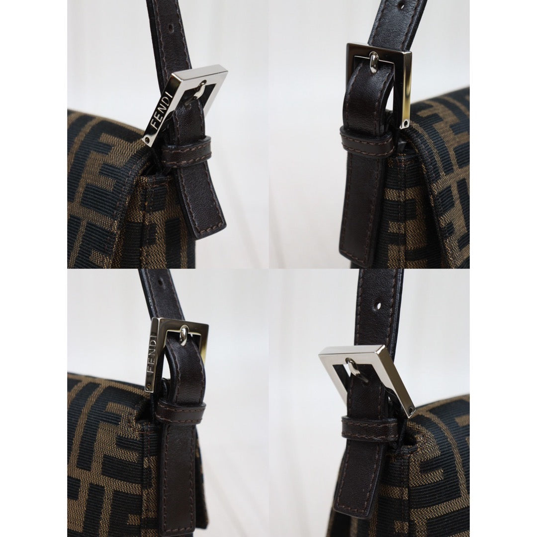 Rank A ｜ FENDI Zucca Mamma Baguette Shoulder Bag｜24030728