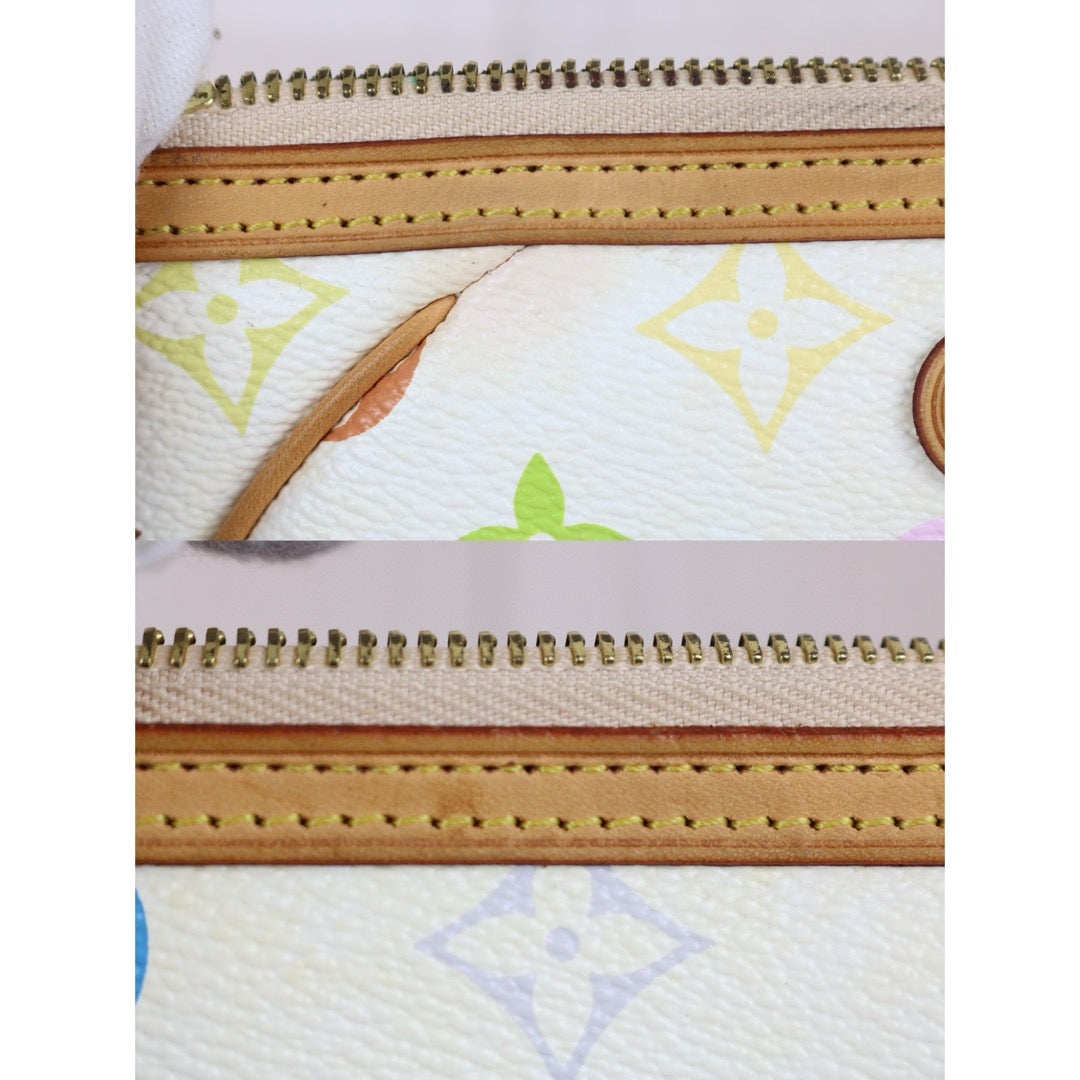 Good ( Rank AB)｜ LV Takashi Murakam Multi Monogram Pochette Mira MM Accessory Pouch｜X24121304