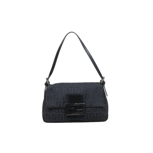 Good ( Rank AB)｜ FENDI Mamma Shoulder Bag Black ｜V24110745