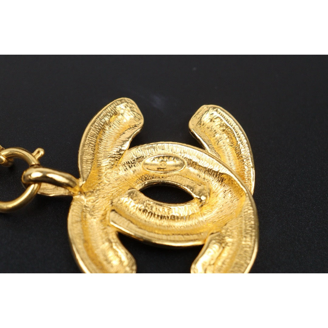 Very Good ( Rank A) ｜ CHANEL Coco Mark 24K Gold Plated Necklace｜24112104
