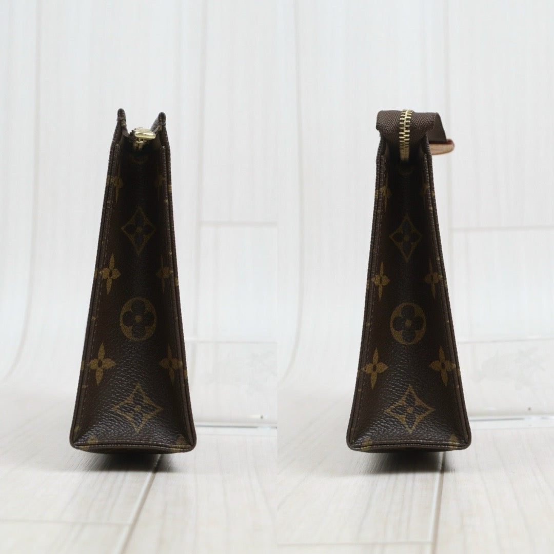 Include Entrupy Certificate of Authenticity｜Very Good ( Rank A) ｜Louis Vuitton Monogram Pochette Toilette 19｜26102305
