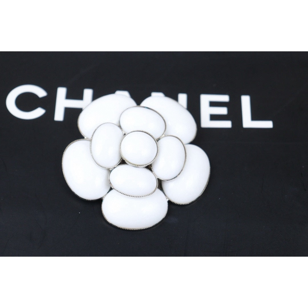 Very Good ( Rank A)｜ CHANEL Camellia Ceramic  Brooch ｜Q24080804