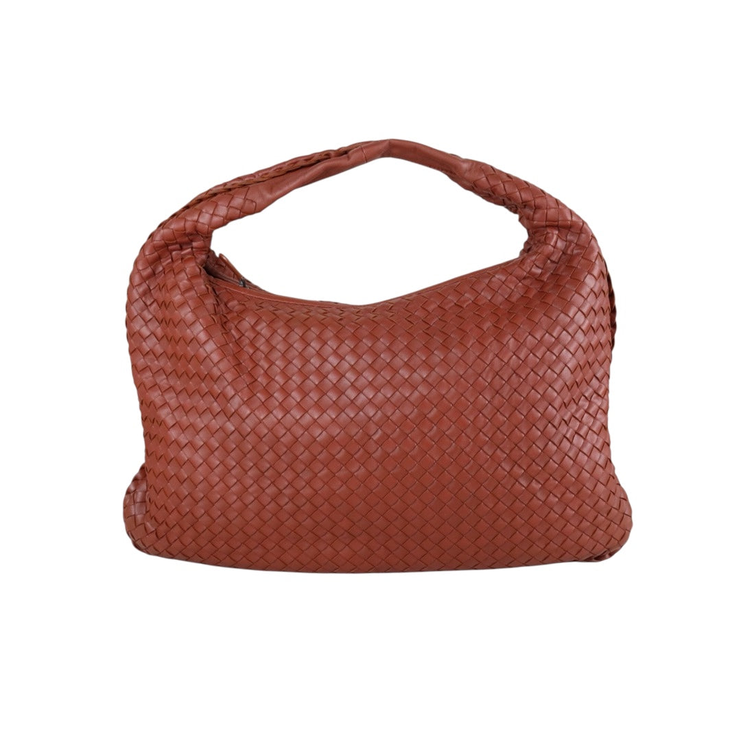 Good ( Rank AB)｜ Bottega Veneta Lamb Skin Braid Shoulder Bag Brick Red｜S25081804