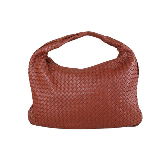 Good ( Rank AB)｜ Bottega Veneta Lamb Skin Braid Shoulder Bag Brick Red｜S25081804