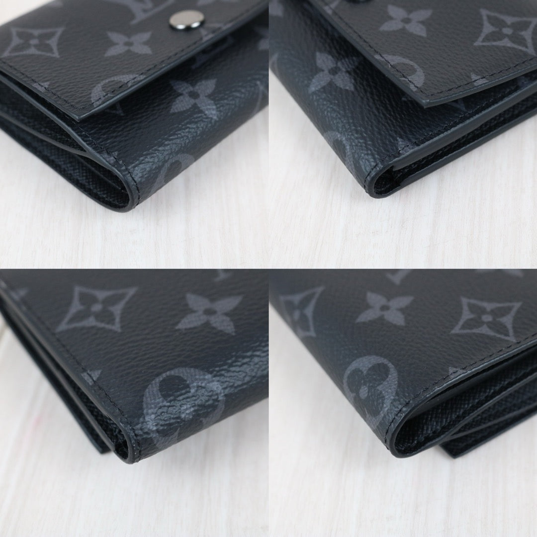 Include Entrupy Certificate of Authenticity｜Excellent（Rank SA）｜Louis Vuitton Monogram Multiple Black Wallet IC Chips Model｜S26042503