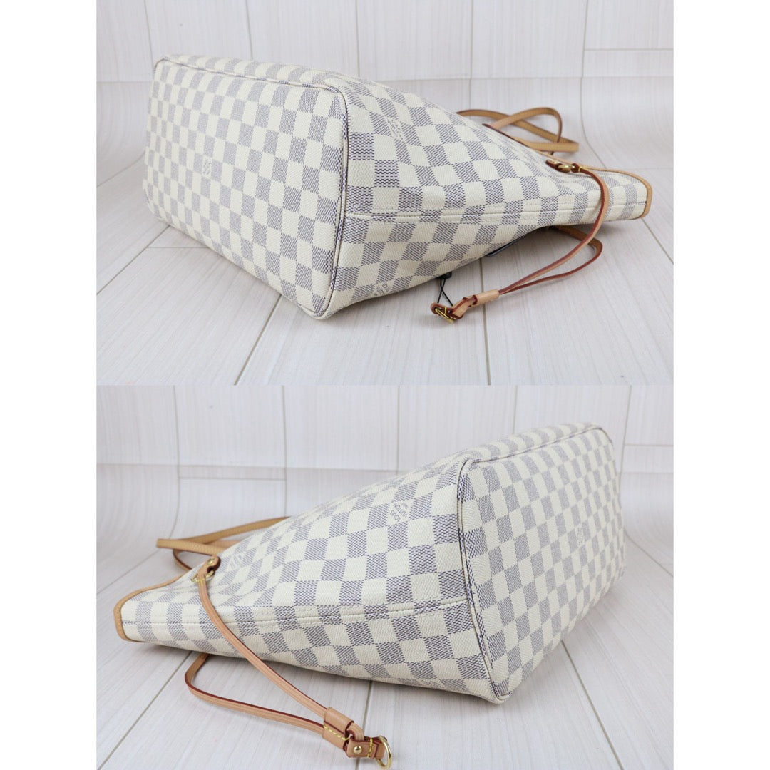 Official price: ¥288,200 JPY Include Entrupy Certificate of Authenticity｜Good ( Rank AB)｜ Louis Vuitton Damier Azur Neverful MM ShoulderBag With Pouch  IC Chips Model｜X26100705