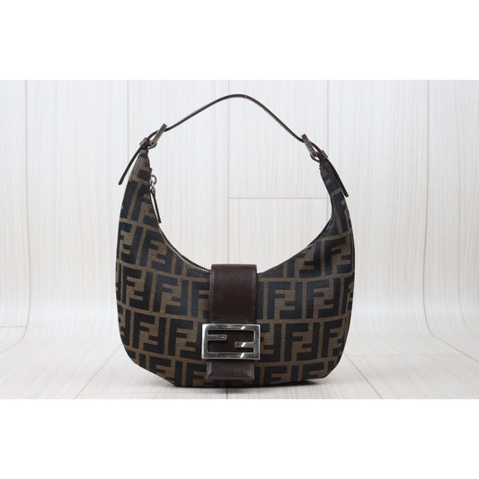 Rank A ｜ FENDI Zucca Shoulder Bag ｜24070418