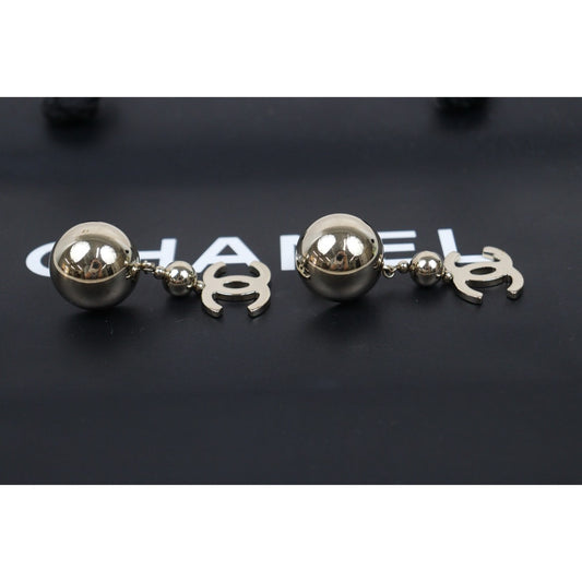 Very Good ( Rank A) ｜CHANEL Coco Mark Round Earrings ｜V25080718