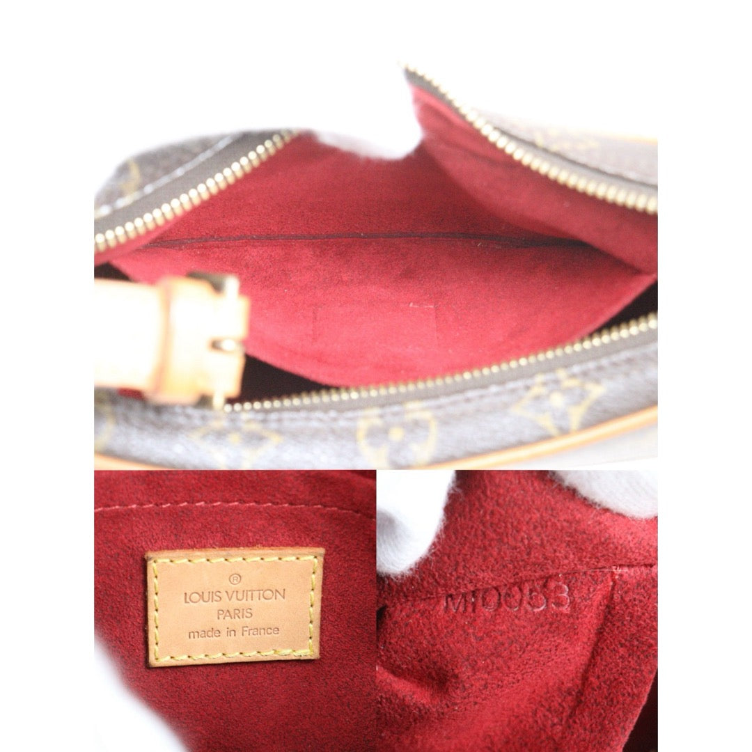 Include Entrupy Certificate of Authenticity｜Good ( Rank AB)｜Louis Vuitton Monogram Pochette Croissant PM Shoulder Bag｜S26060607