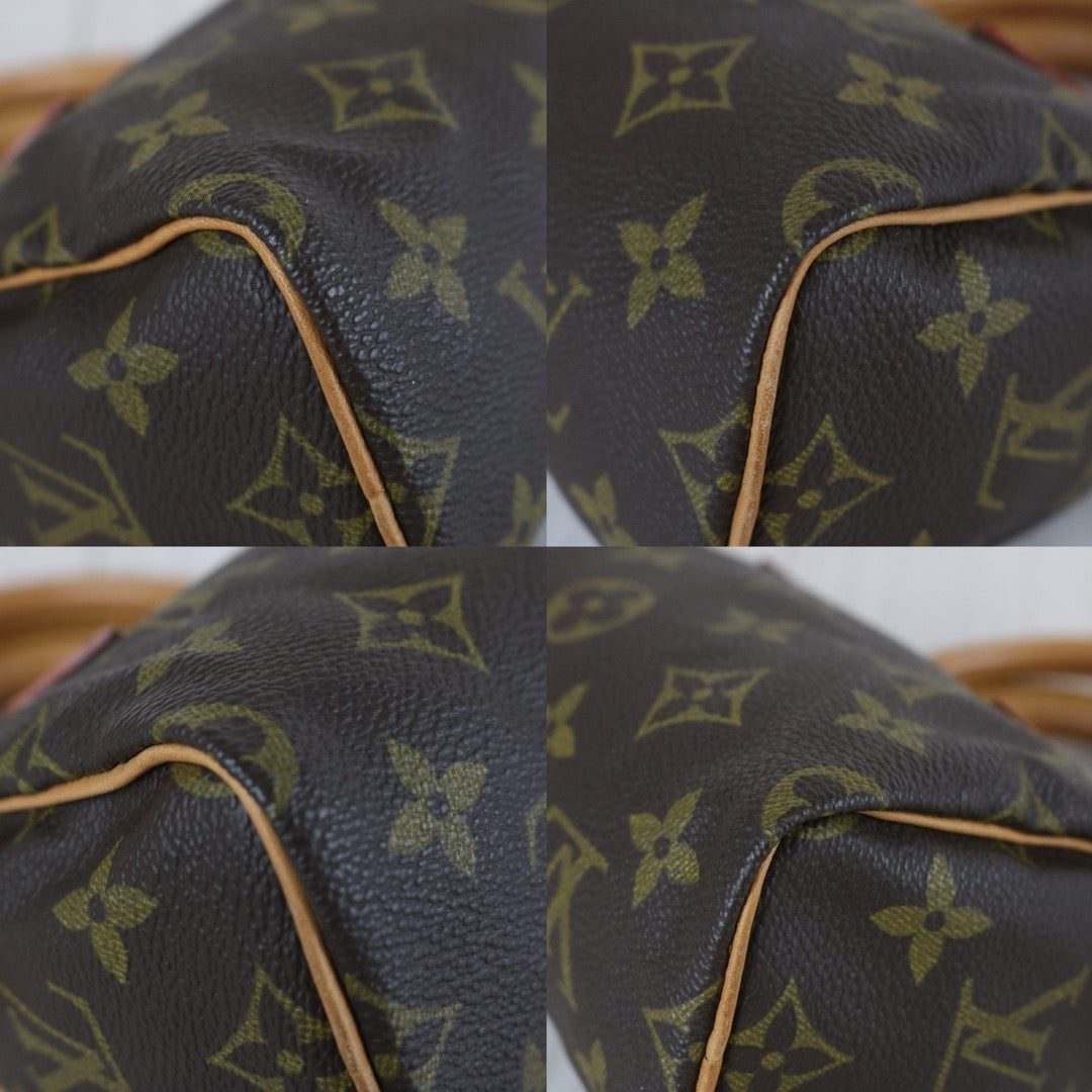 Include Entrupy Certificate of Authenticity｜Good ( Rank AB) ｜ Louis Vuitton Monogram Mini Speedy Hand Bag ｜S26073116