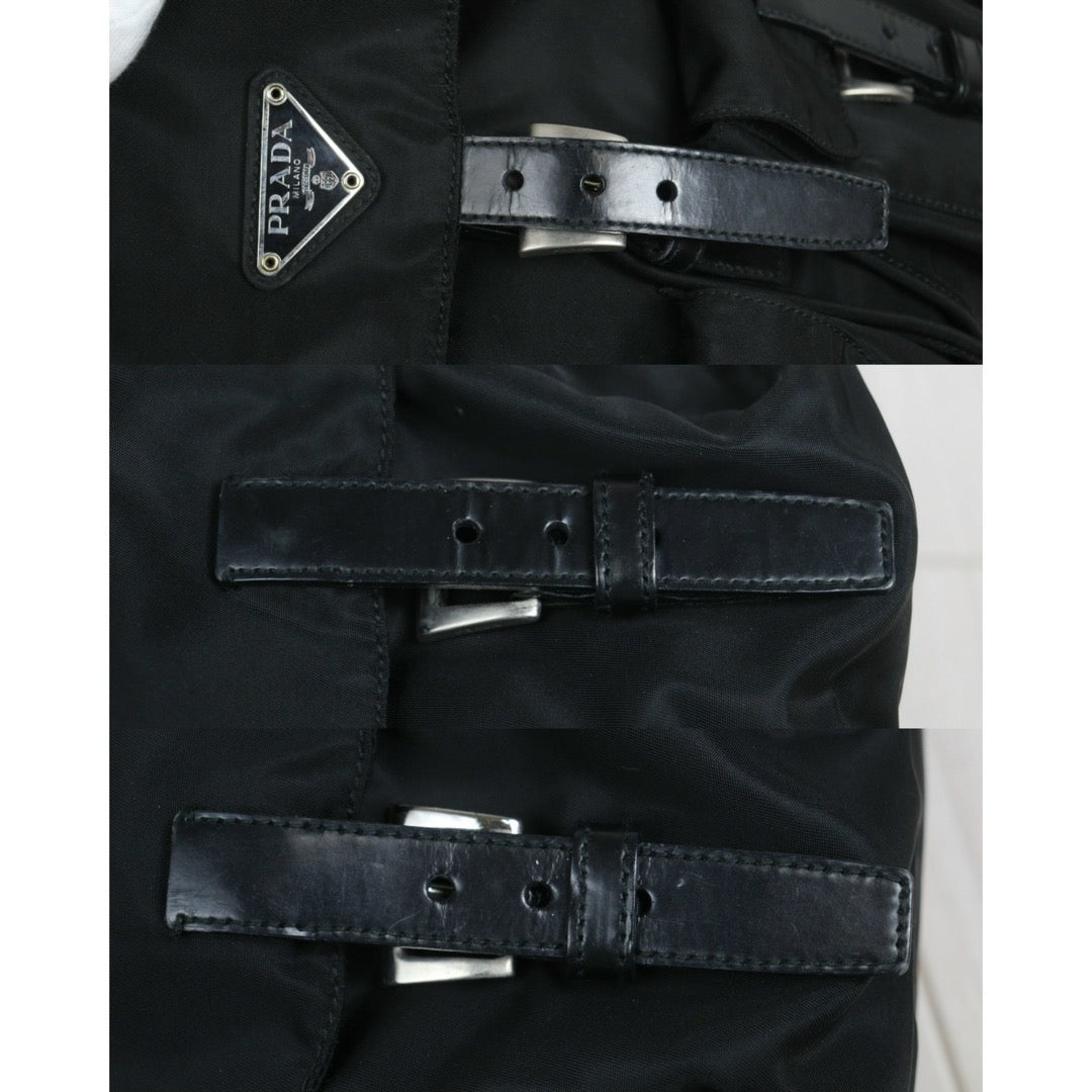 Include Entrupy Certificate of Authenticity｜Good ( Rank AB) ｜Prada  Nylon Black Backpack Small｜26071503