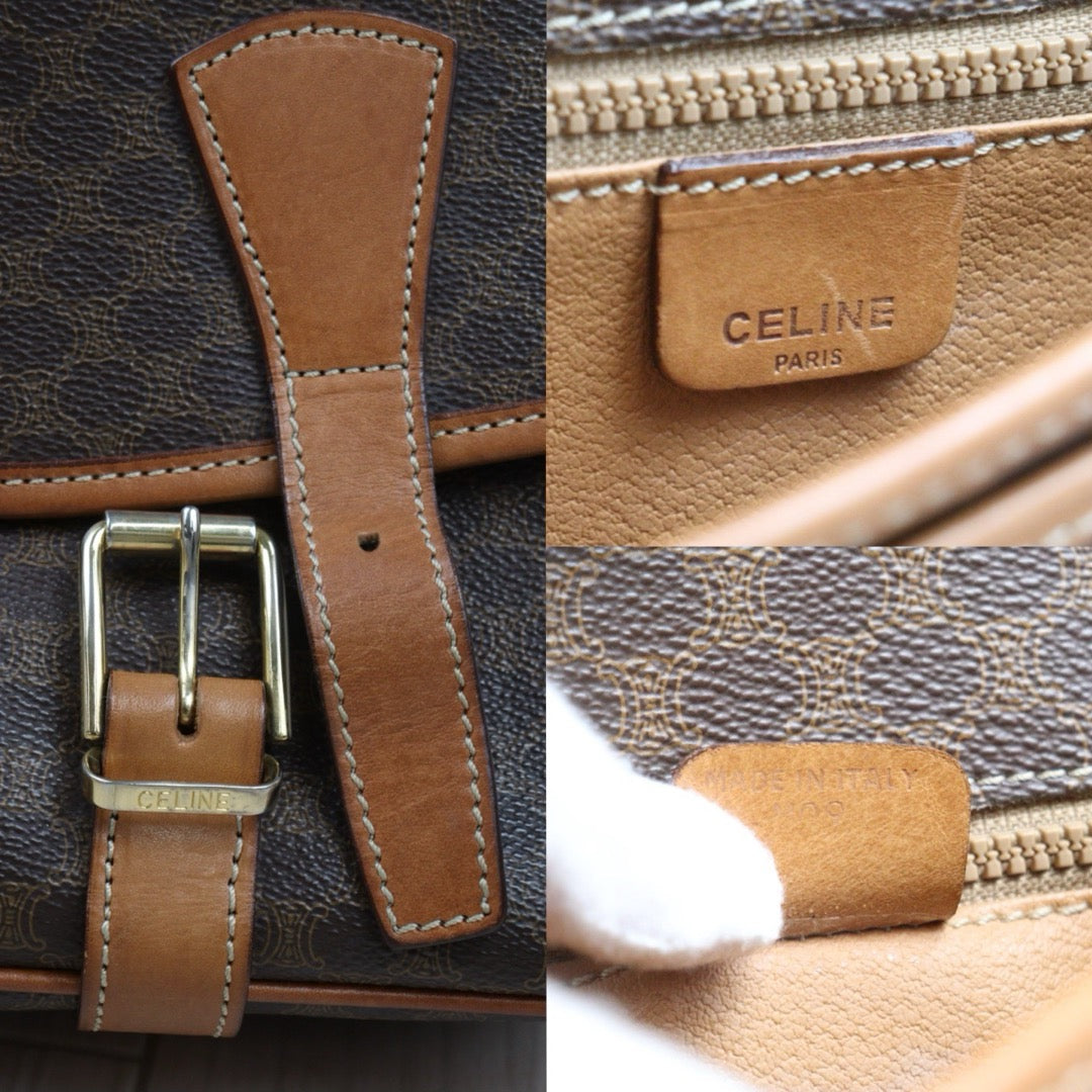 Include Entrupy Certificate of Authenticity｜Good ( Rank AB) ｜ CELINE Macadam Shoulder Bag ｜26012005