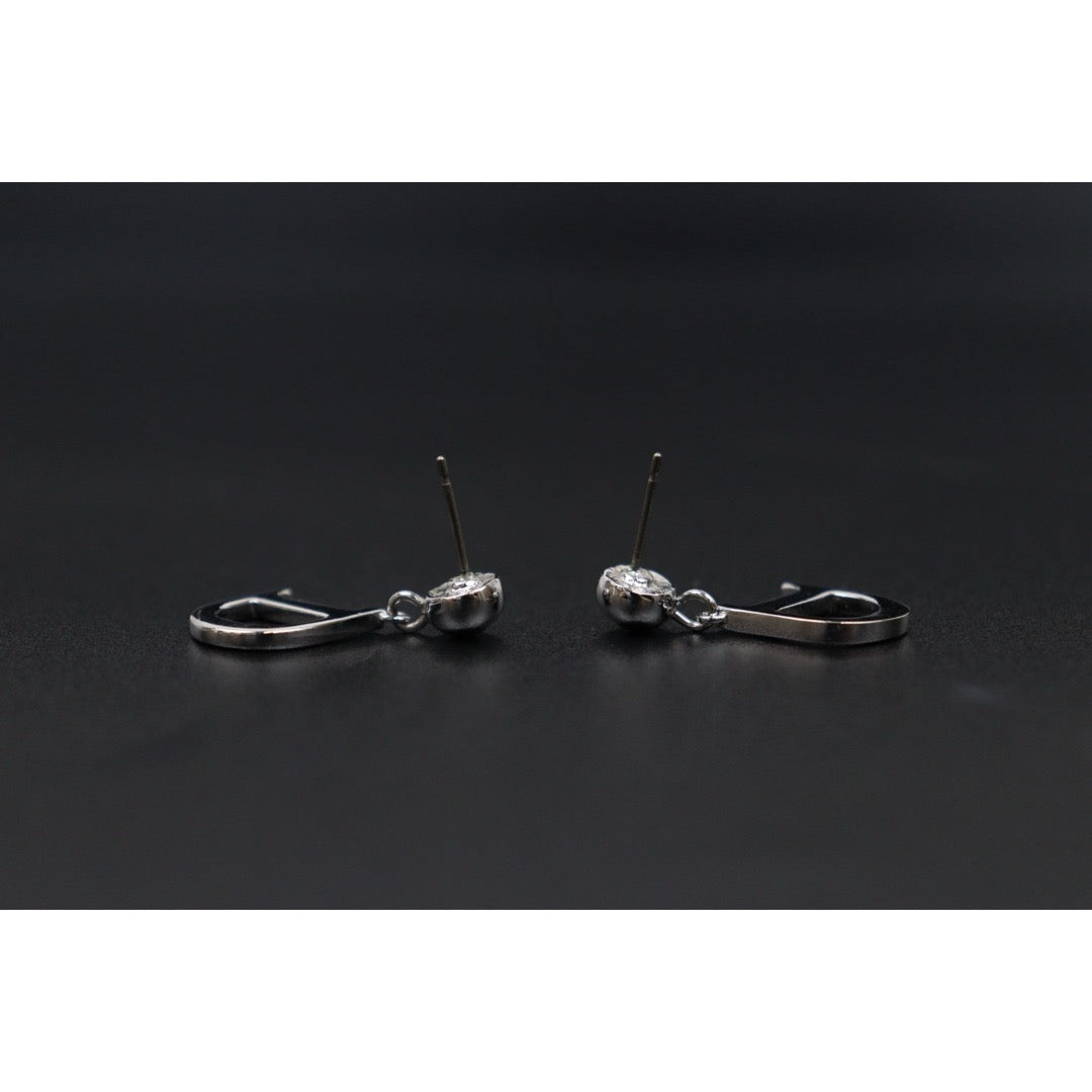 Very Good ( Rank A)｜ Dior D Earring Silver｜V25071013