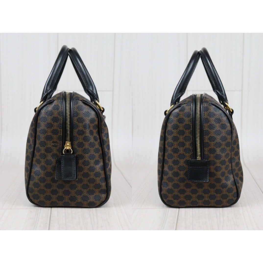 Rank A ｜ CELINE Macadam Black Poston 25 Bag  ｜V23121432