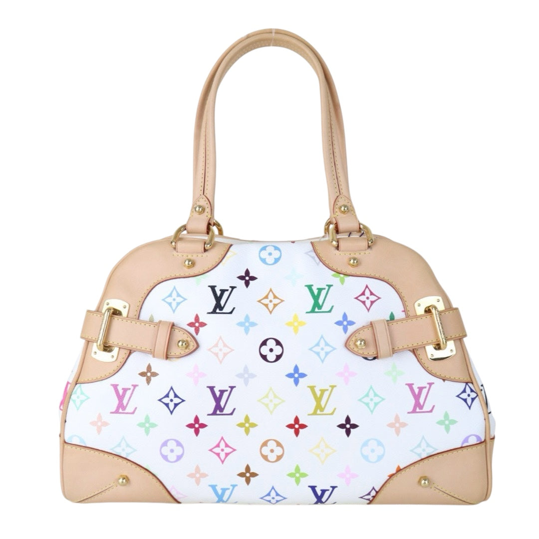 Include Entrupy Certificate of Authenticity｜Very Good ( Rank A)｜Louis Vuitton Takashi Murakam Multi Monogram  Claudia HanBag｜S26073120