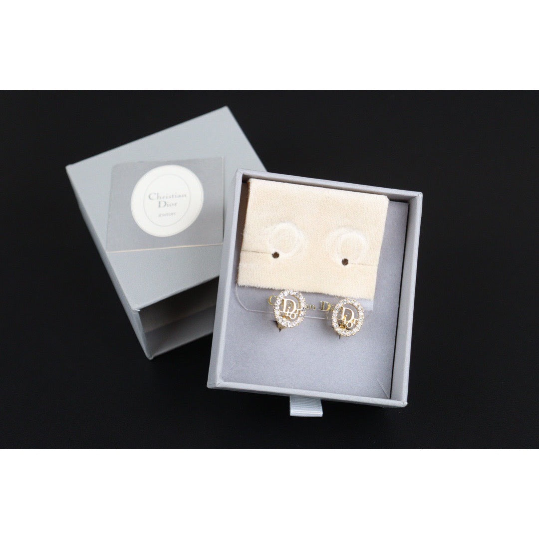 Rank A ｜ Dior CD Earring Gold Plated｜23103101