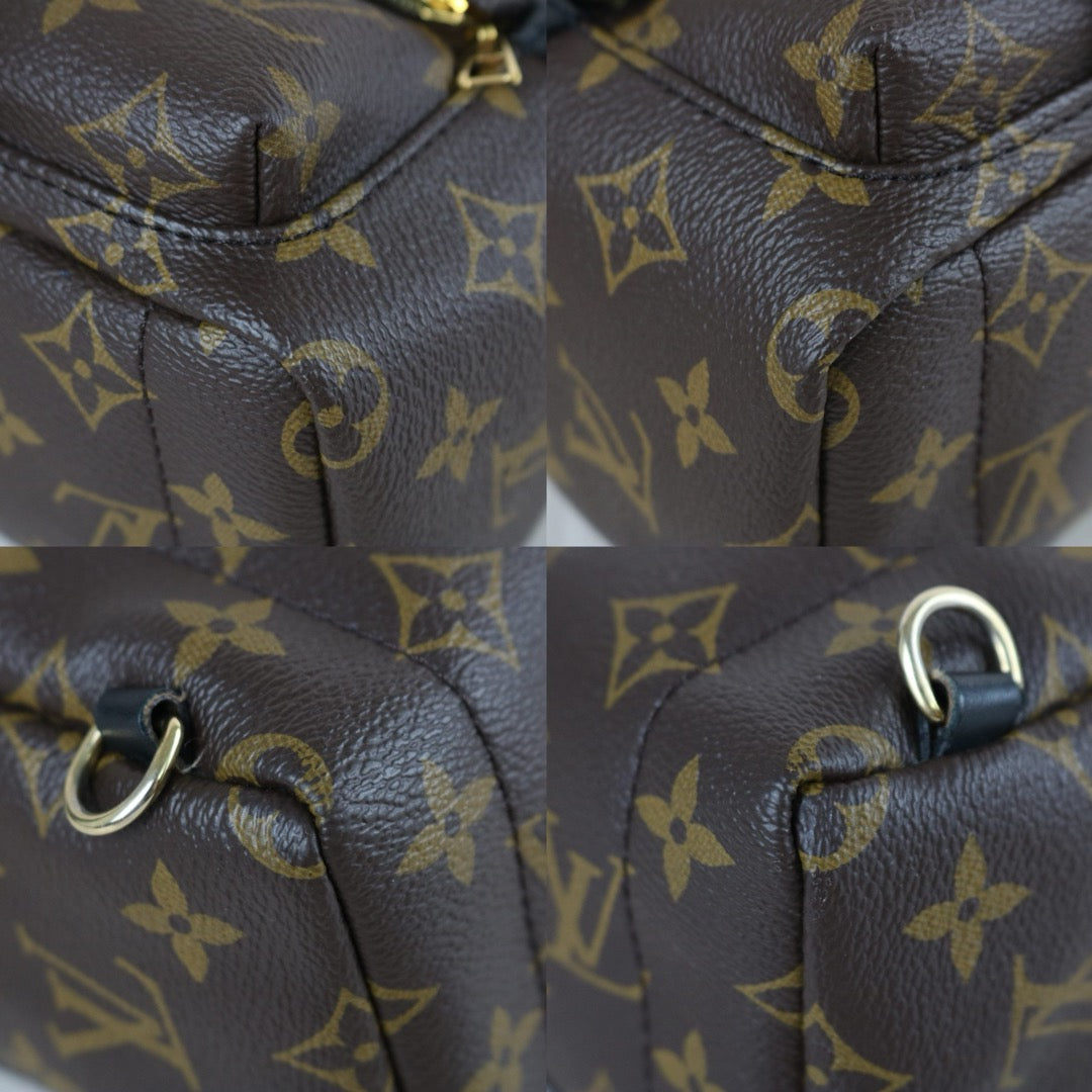 Include Entrupy Certificate of Authenticity｜Very Good ( Rank A)｜  Louis Vuitton Monogram Coated Canvas Mini Palm Springs Backpack｜S26072607